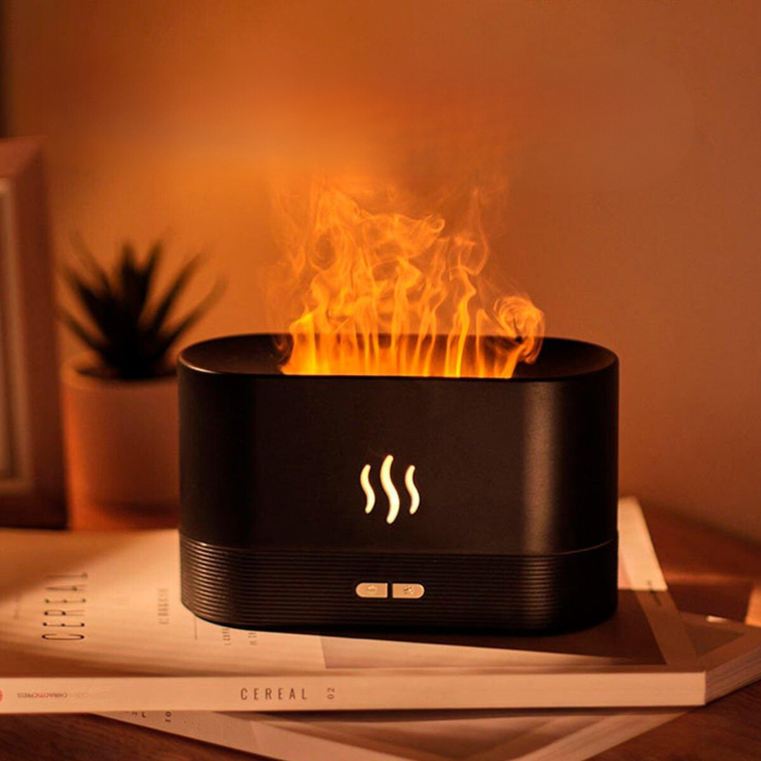 Luméa Mist Diffuser – Aromatherapy Humidifier with Flame Glow Effect