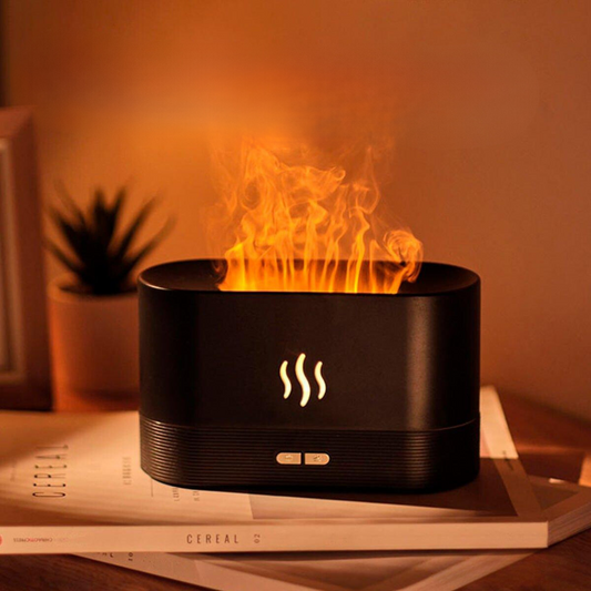 Luméa Mist Diffuser – Aromatherapy Humidifier with Flame Glow Effect