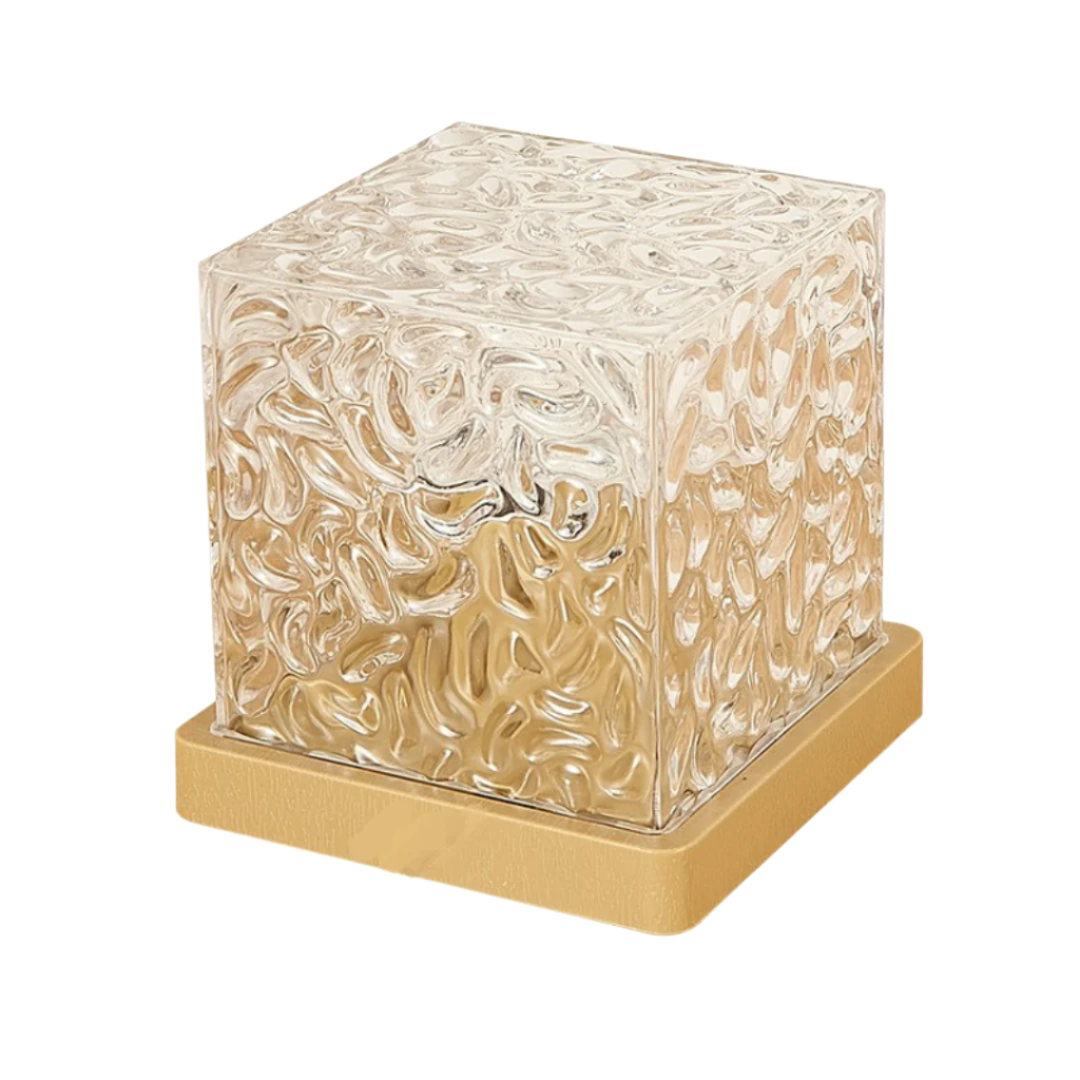 Aurélis Projection Cube – Rotating LED Lamp with Water Glow Effect & 16 Color Modes