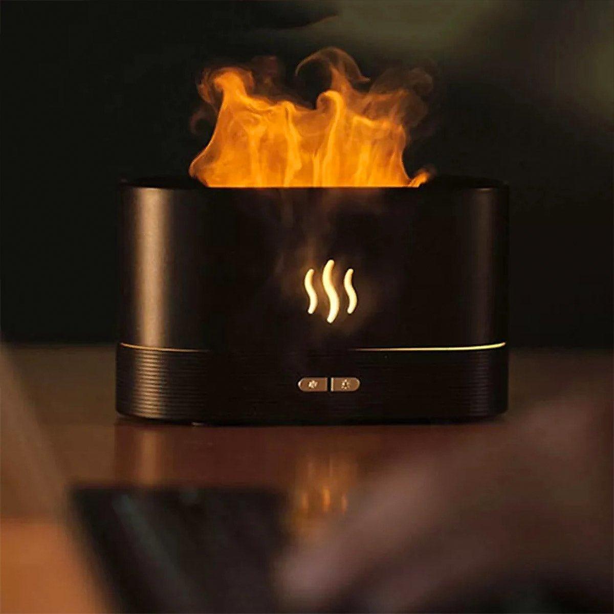 Luméa Mist Diffuser – Aromatherapy Humidifier with Flame Glow Effect