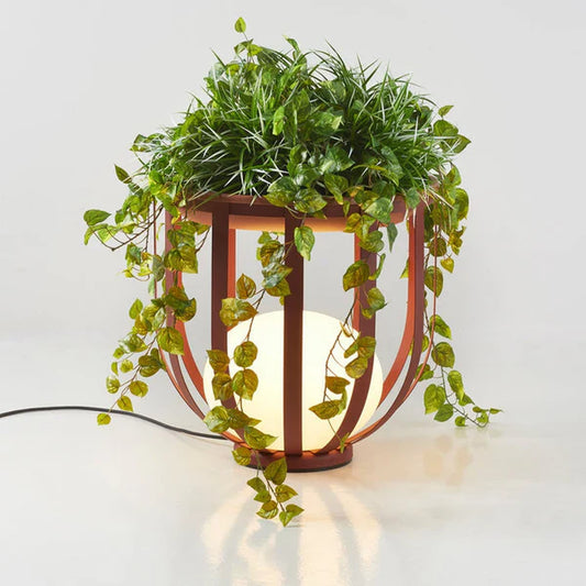 Fiorelle Outdoor Floor Lamp – Sculptural Garden Light with Warm LED Glow
